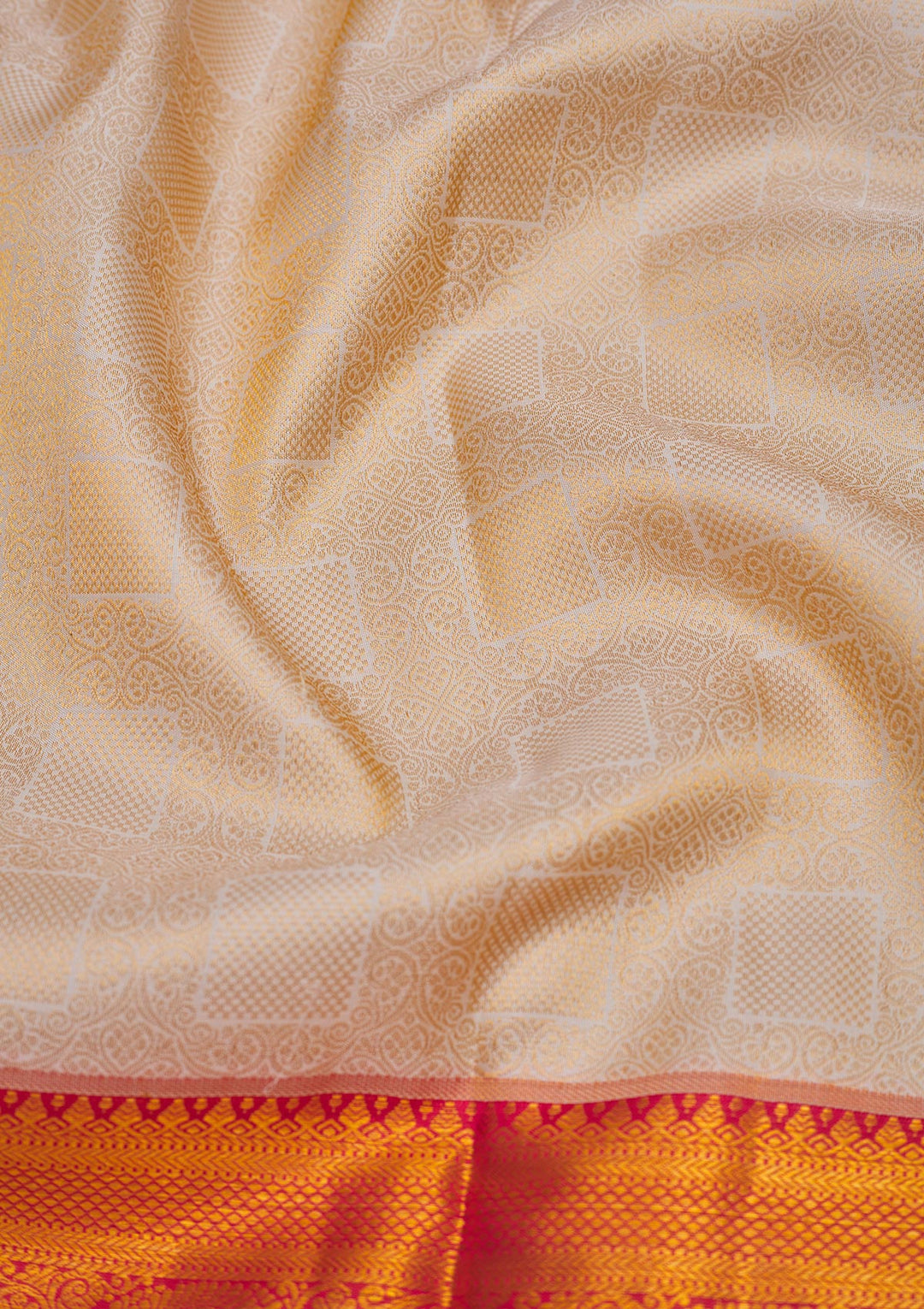 Red Zariwork Pure Silk Saree