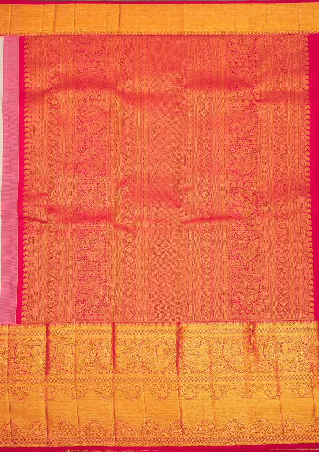 Red Zariwork Pure Silk Saree