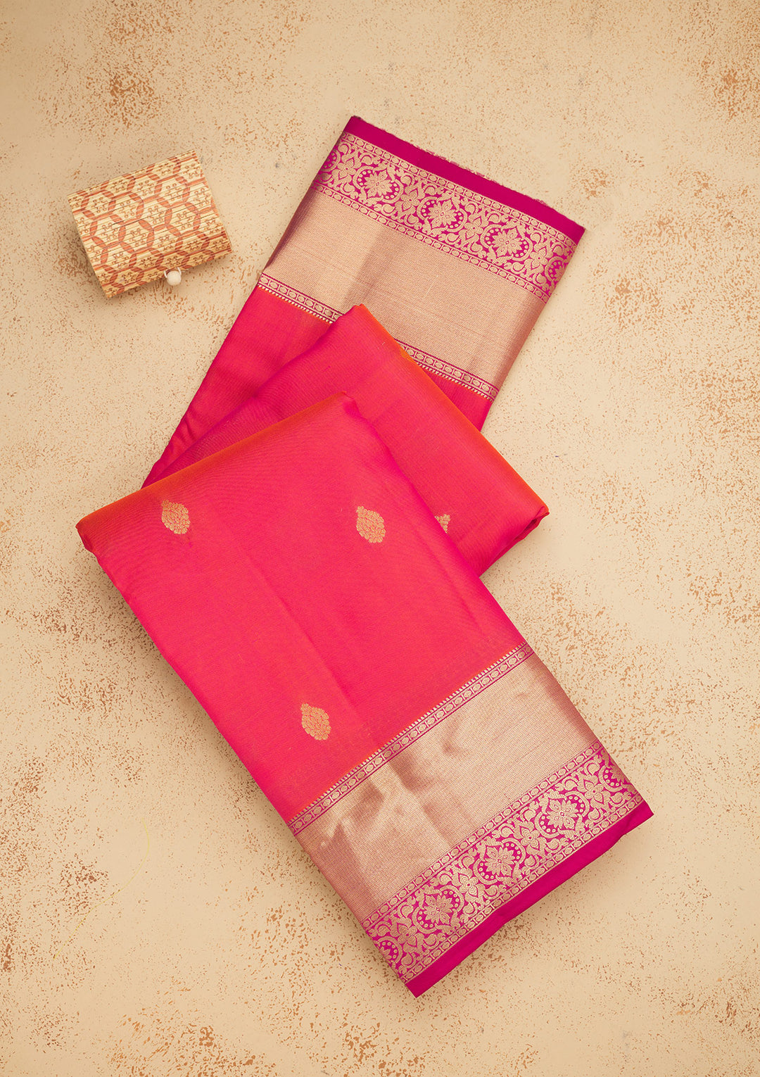 Red Zariwork Pure Silk Saree