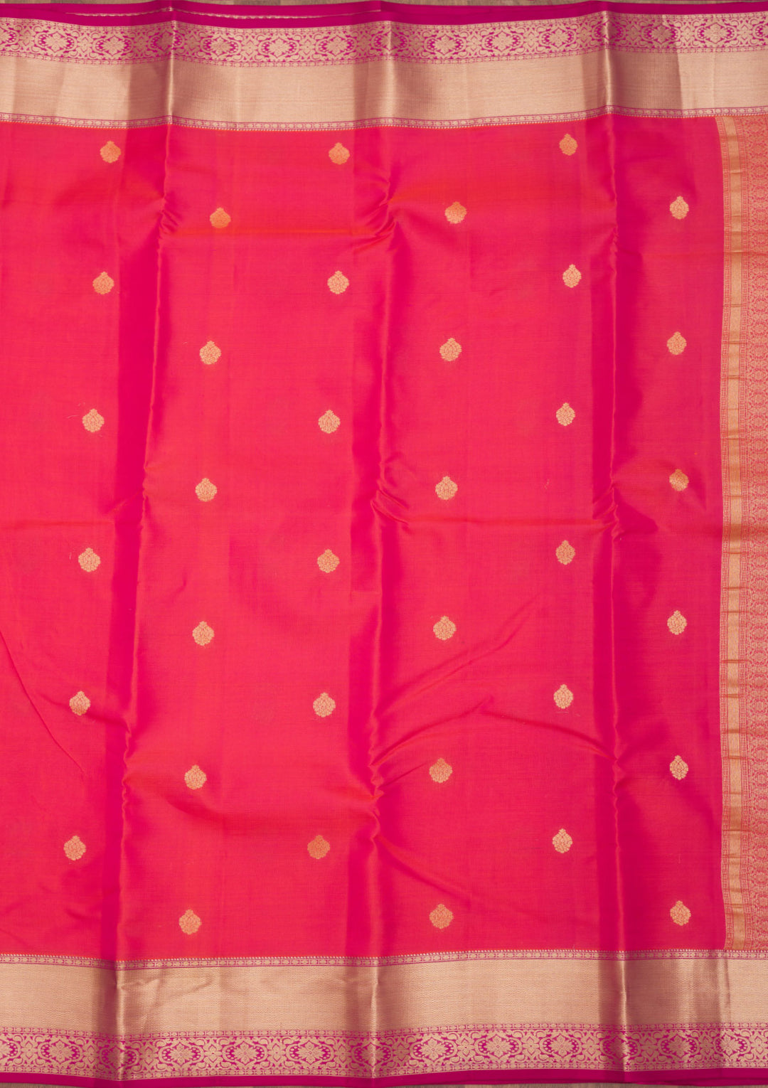 Red Zariwork Pure Silk Saree