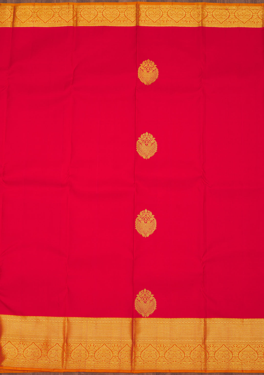 Red Zariwork Pure Silk Saree