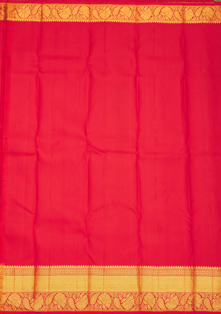 Red Zariwork Pure Silk Saree