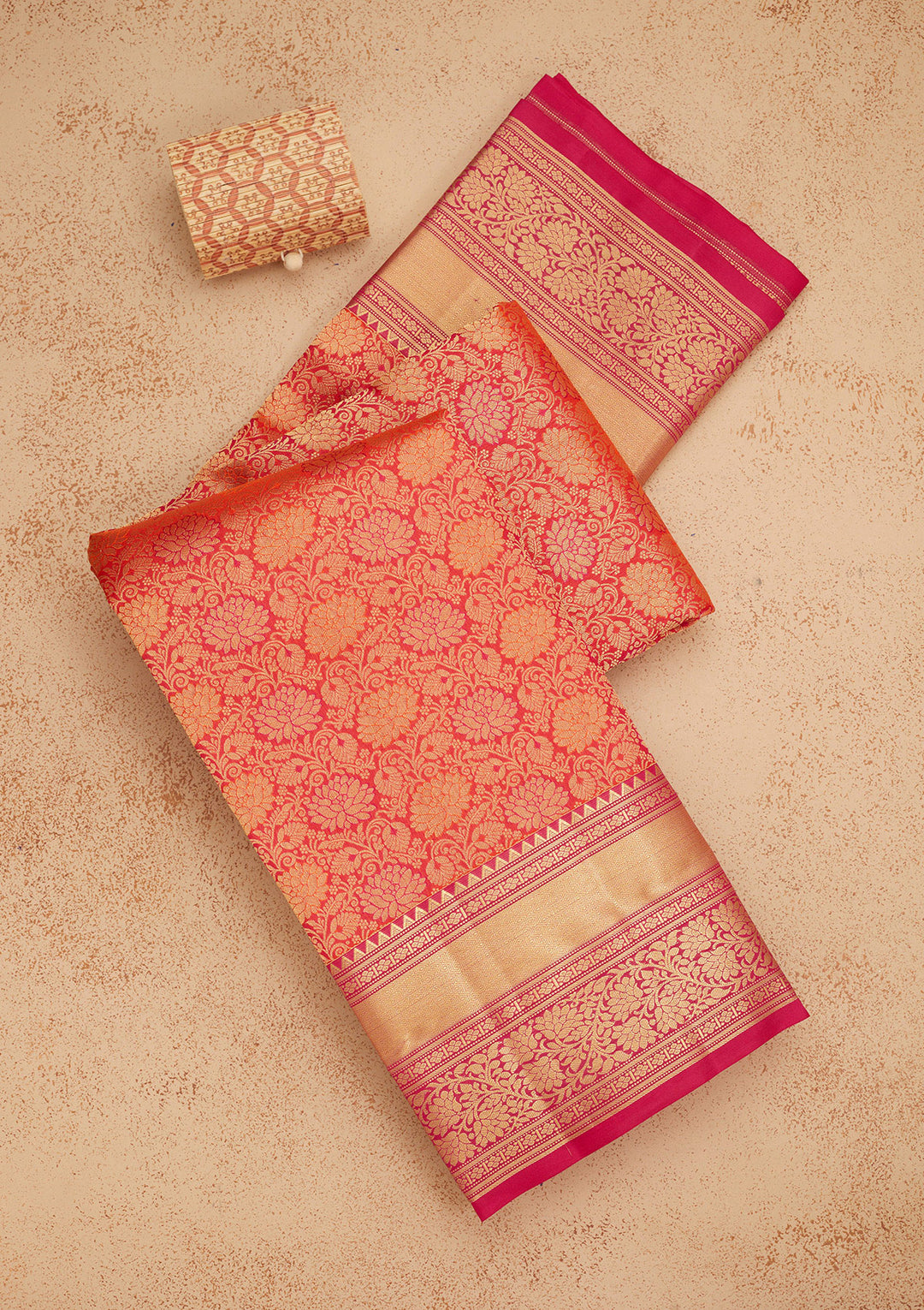 Red Zariwork Pure Silk Saree