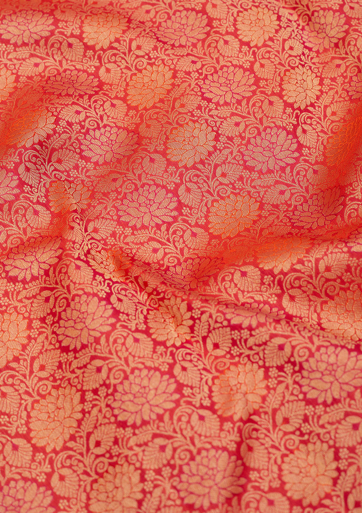 Red Zariwork Pure Silk Saree