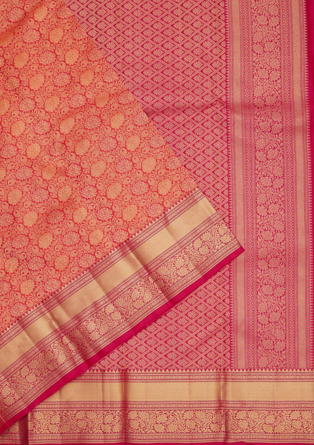 Red Zariwork Pure Silk Saree
