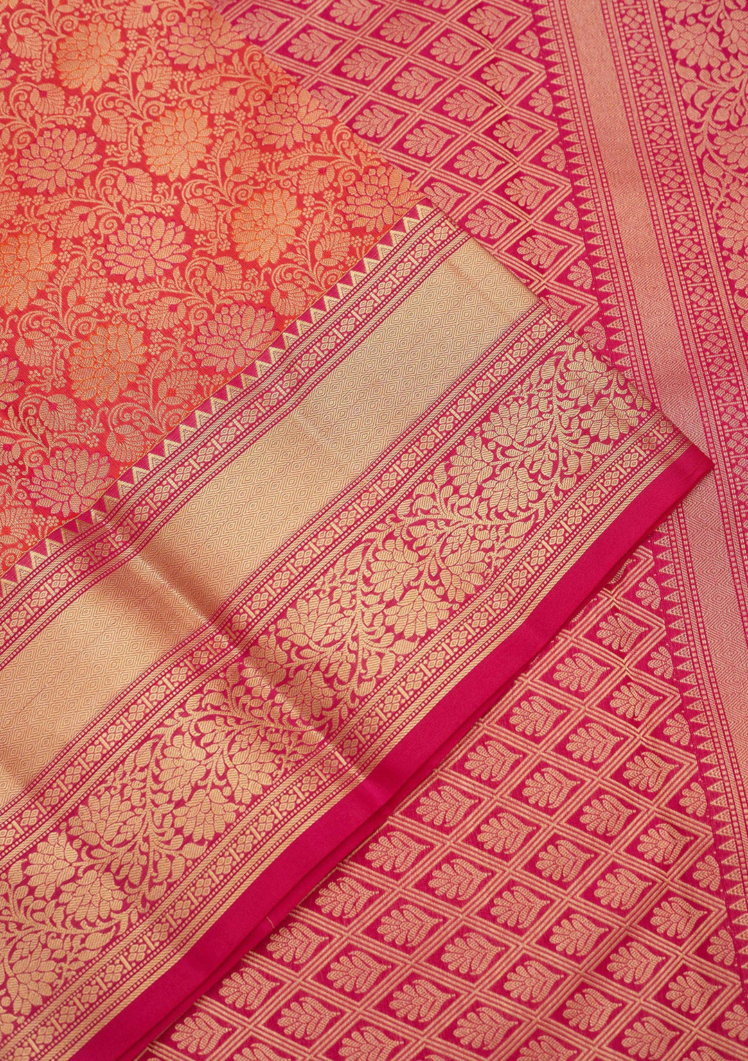 Red Zariwork Pure Silk Saree