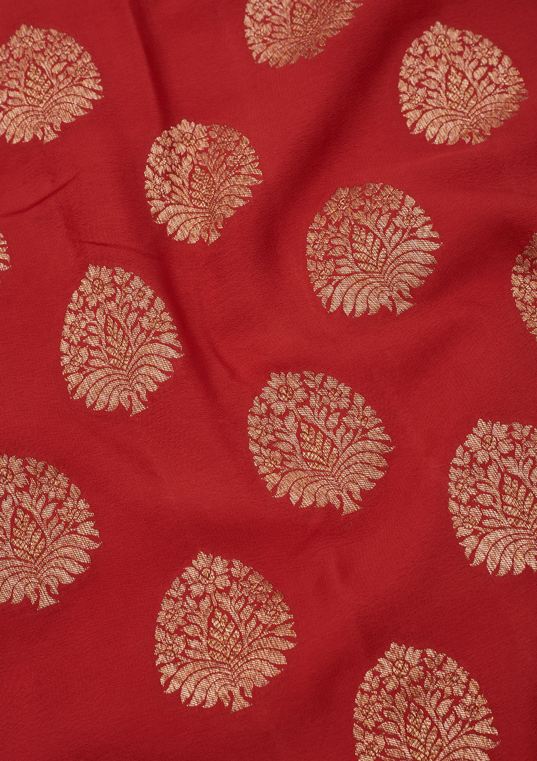 Red Zariwork Pure Silk Saree