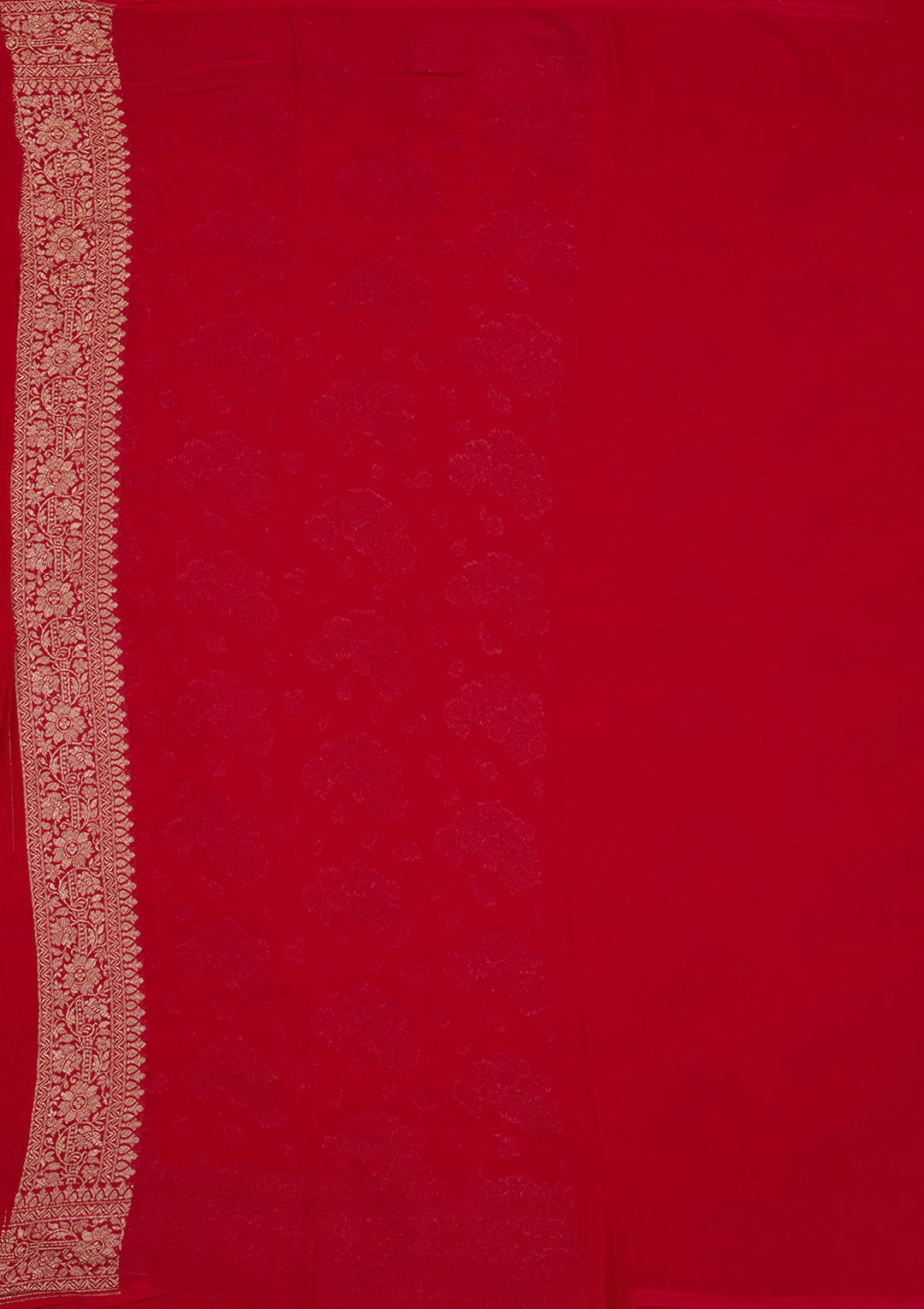Red Zariwork Pure Silk Saree