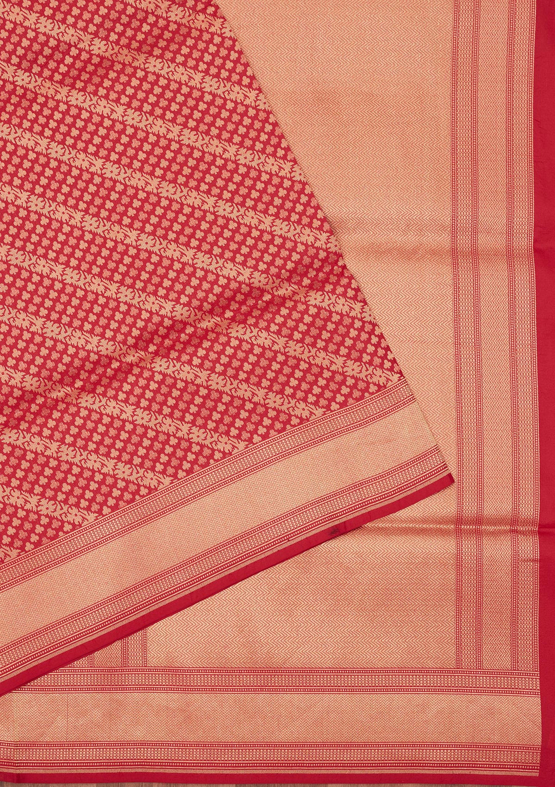 Red Zariwork Pure Silk Saree