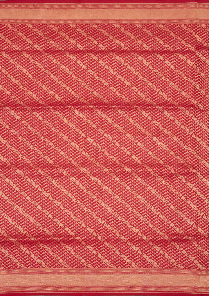 Red Zariwork Pure Silk Saree