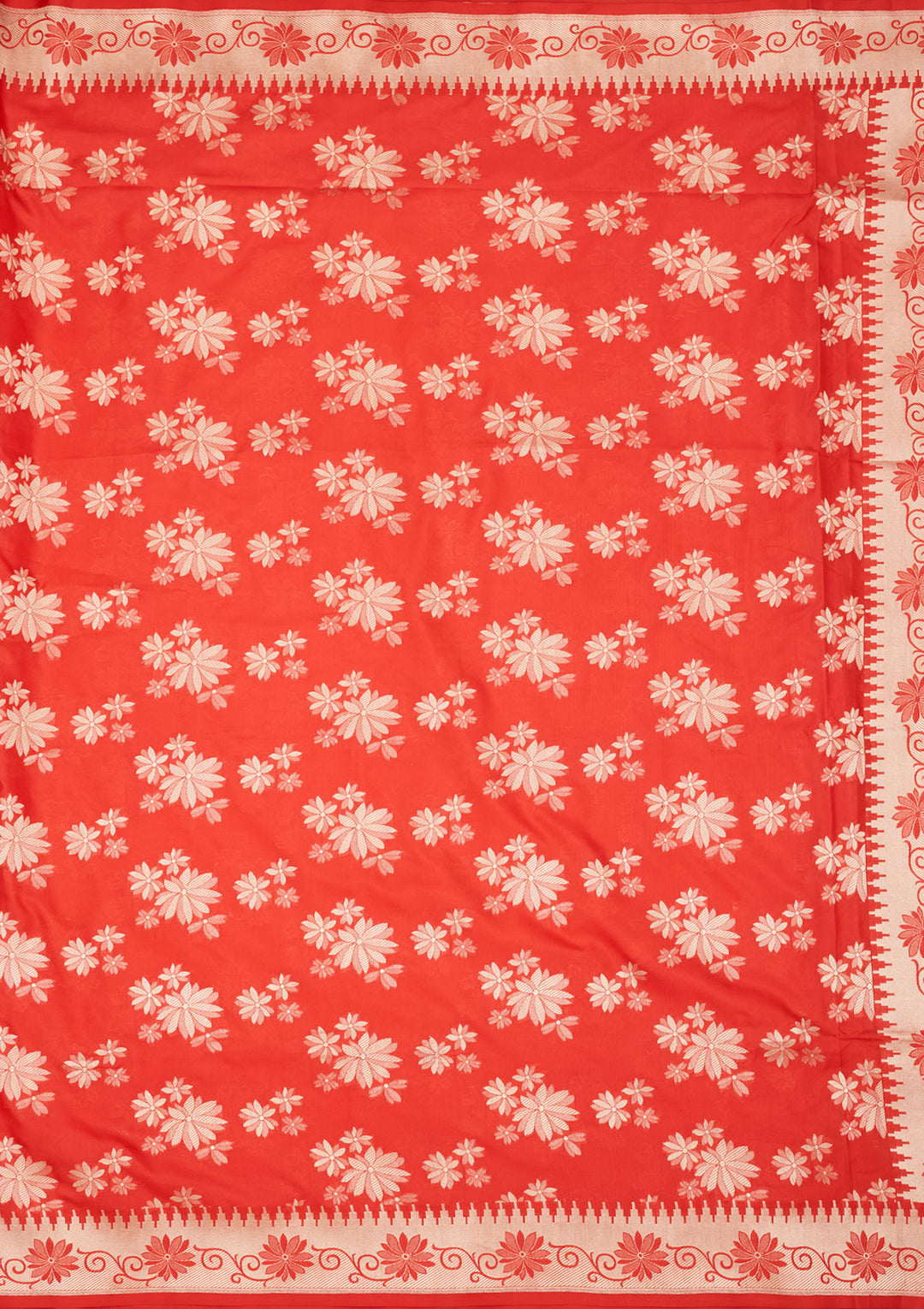 Red Zariwork Pure Silk Saree