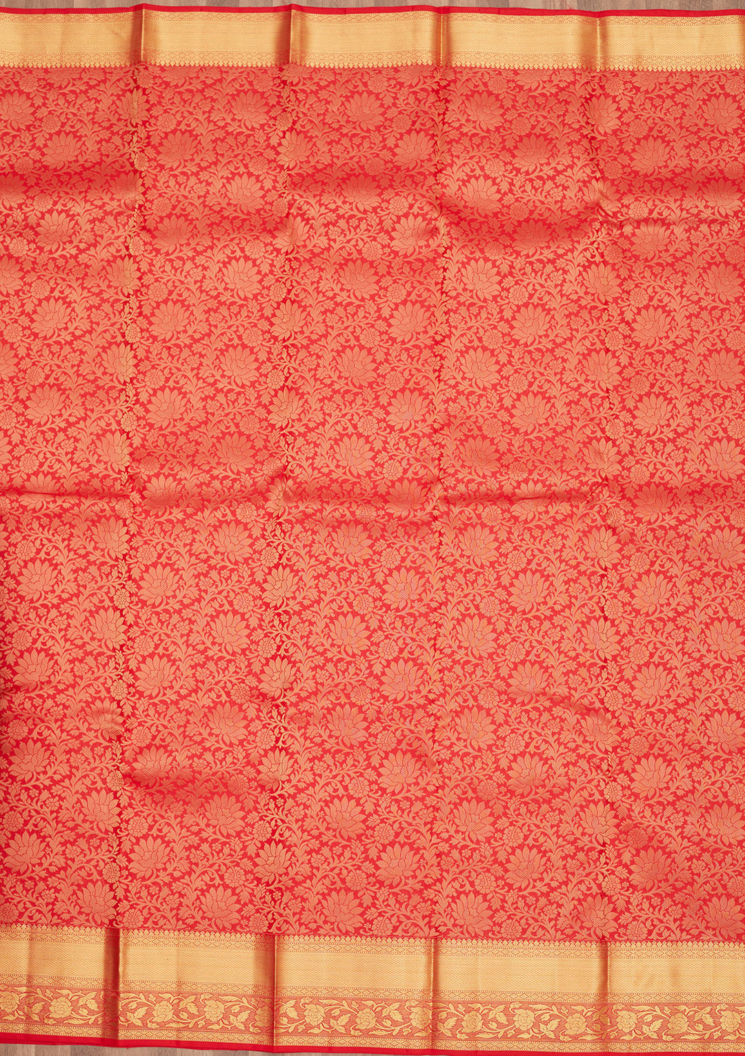 Red Zariwork Pure Silk Saree