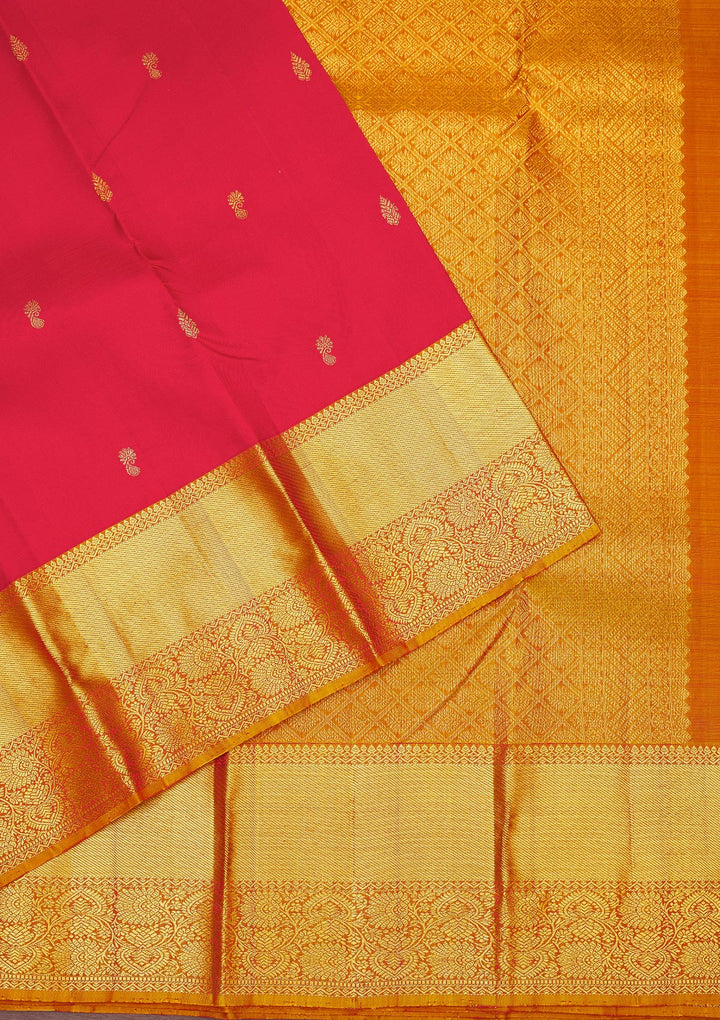 Red Zariwork Pure Silk Saree