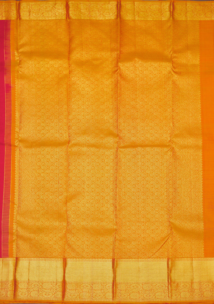 Red Zariwork Pure Silk Saree