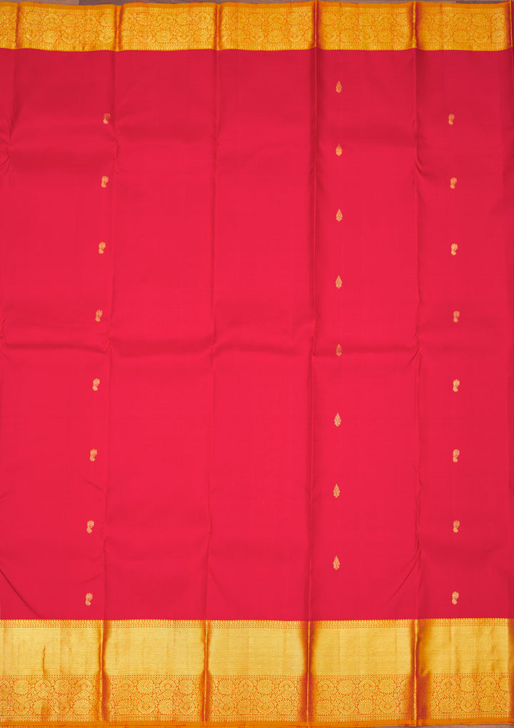 Red Zariwork Pure Silk Saree