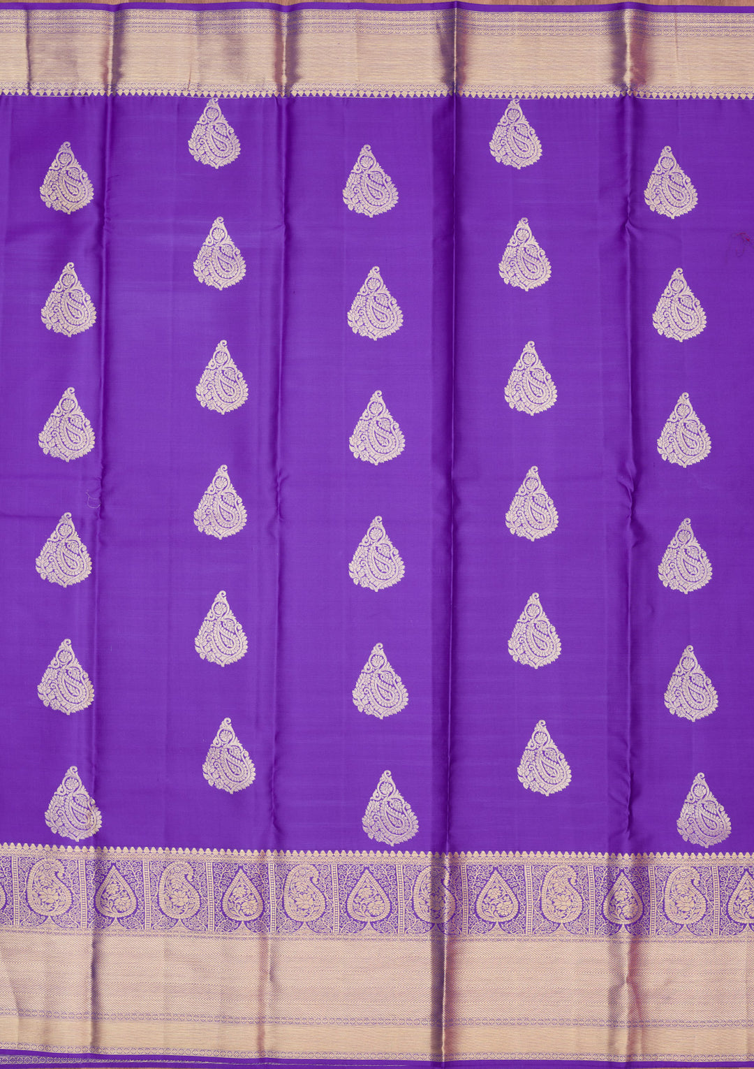 Royal Blue Zariwork Pure Silk Saree