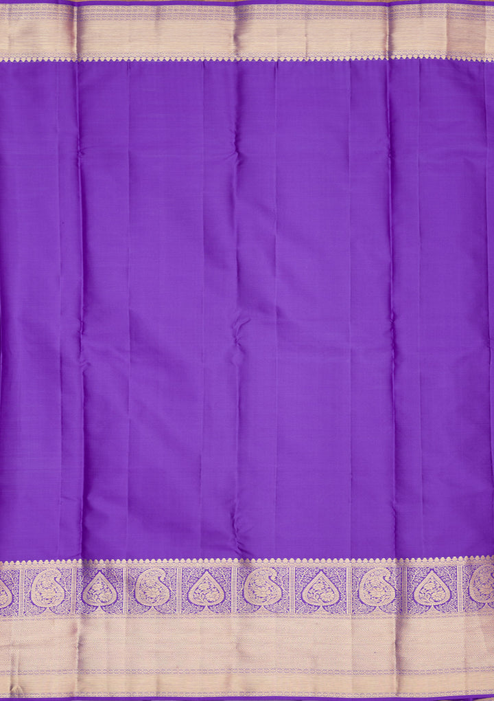 Royal Blue Zariwork Pure Silk Saree