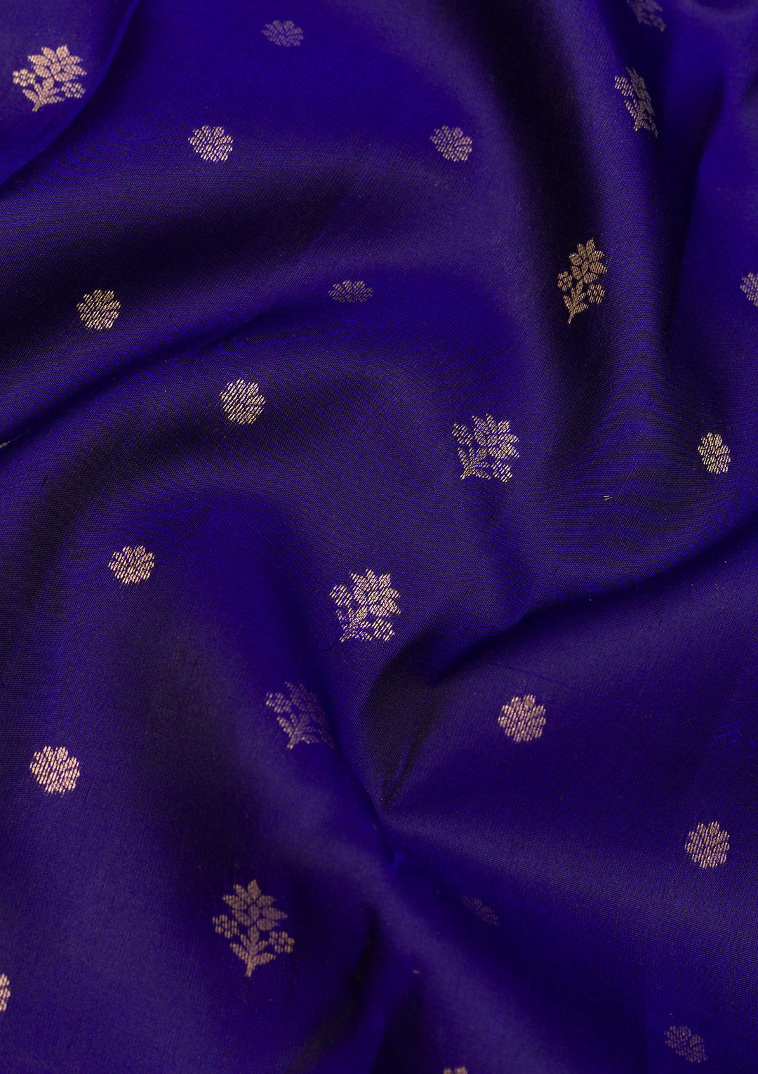 Royal Blue Zariwork Pure Silk Saree