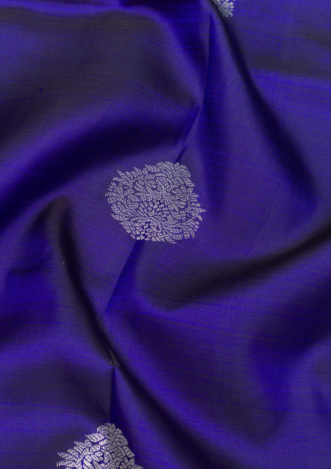 Royal Blue Zariwork Pure Silk Saree