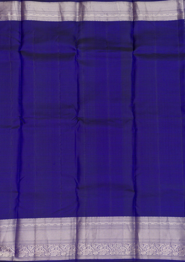 Royal Blue Zariwork Pure Silk Saree