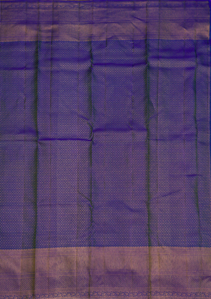 Royal Blue Zariwork Pure Silk Saree