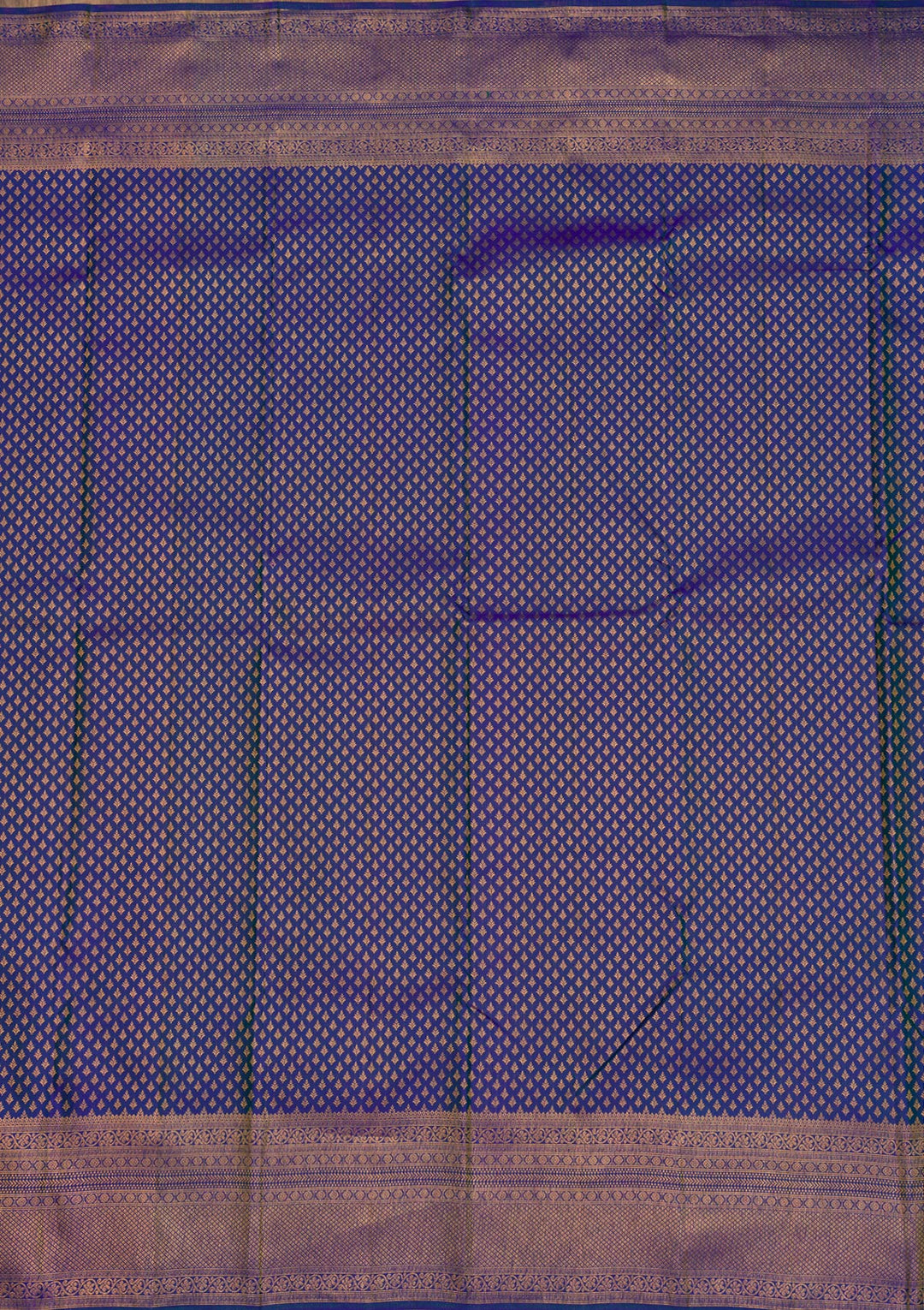 Royal Blue Zariwork Pure Silk Saree