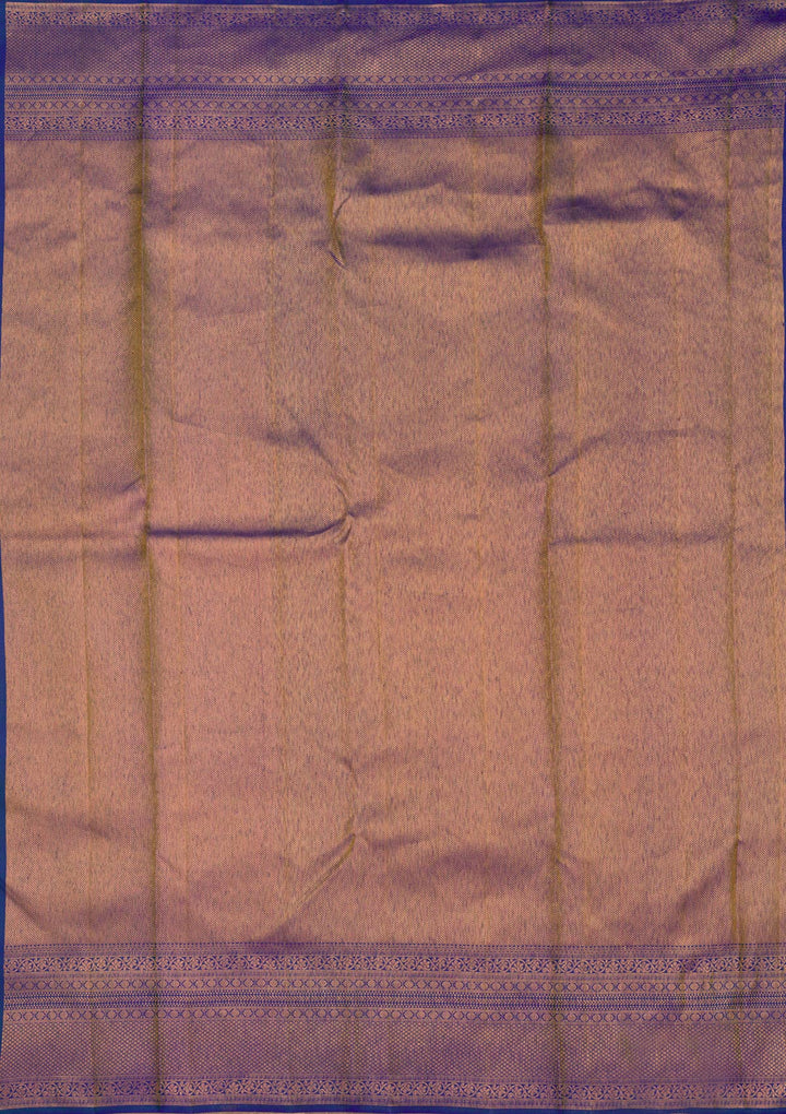 Royal Blue Zariwork Pure Silk Saree