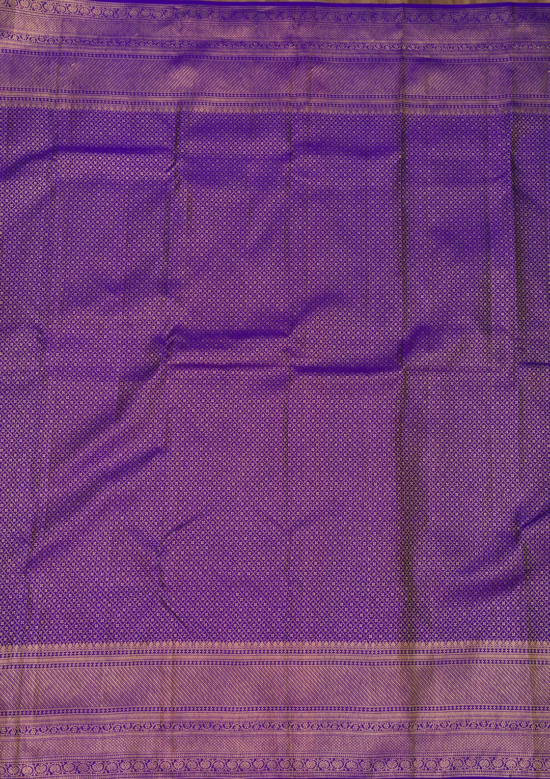 Royal Blue Zariwork Pure Silk Saree