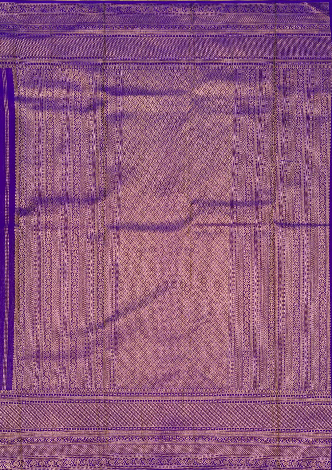 Royal Blue Zariwork Pure Silk Saree
