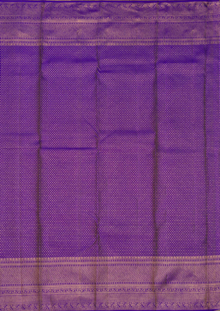 Royal Blue Zariwork Pure Silk Saree
