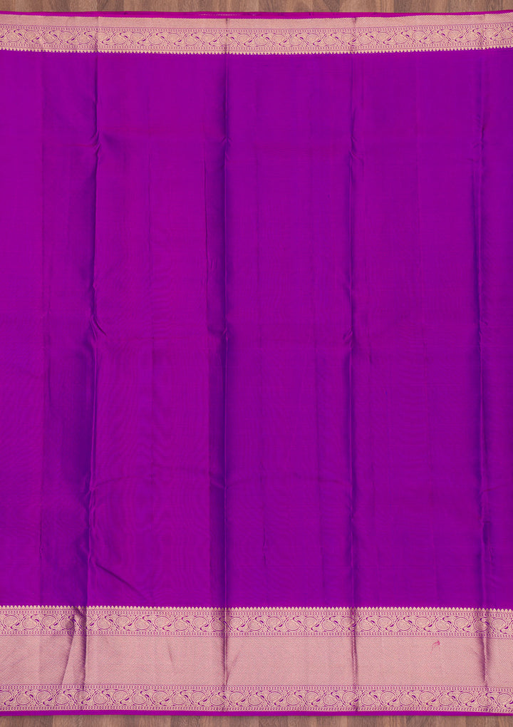 Royal Blue Zariwork Pure Silk Saree