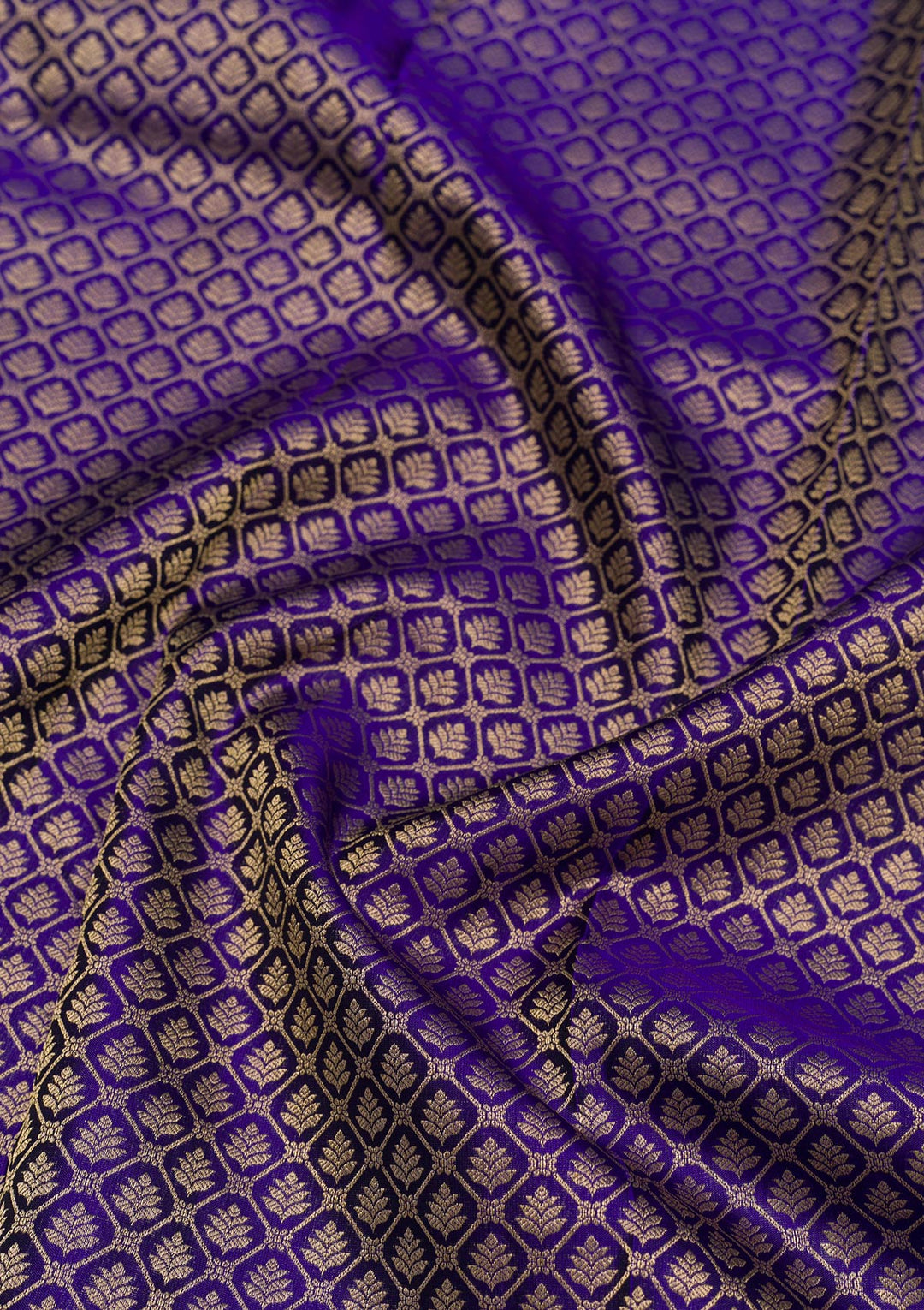 Royal Blue Zariwork Pure Silk Saree