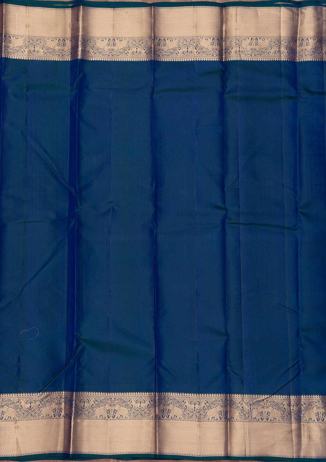 Royal Blue Zariwork Pure Silk Saree