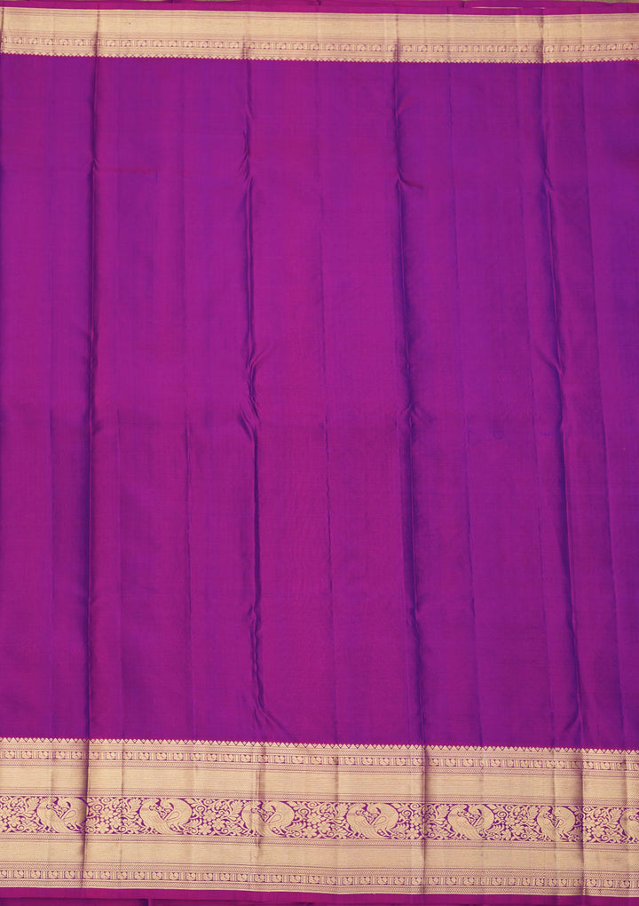 Royal Blue Zariwork Pure Silk Saree