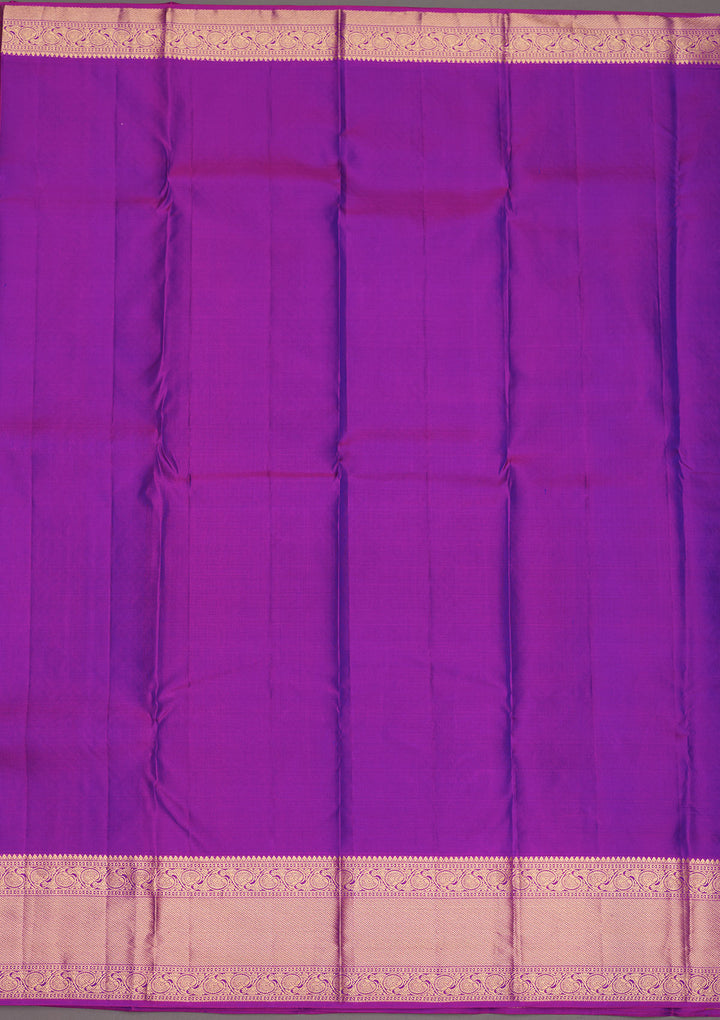 Royal Blue Zariwork Pure Silk Saree