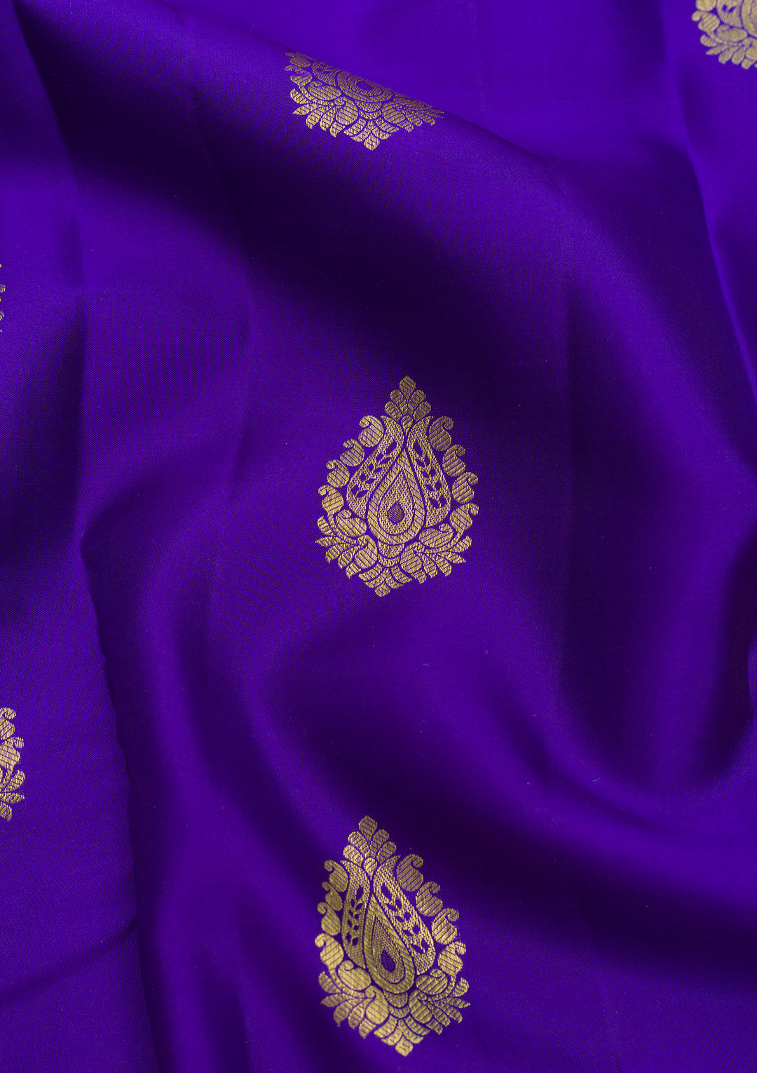 Royal Blue Zariwork Pure Silk Saree
