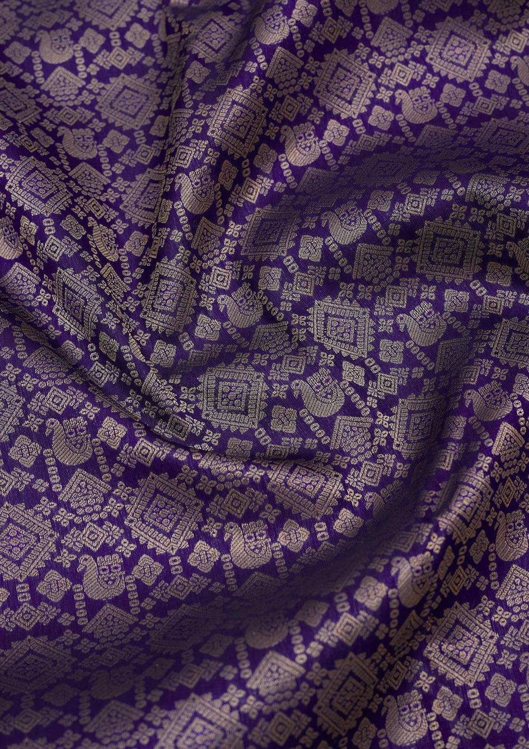 Royal Blue Zariwork Pure Silk Saree