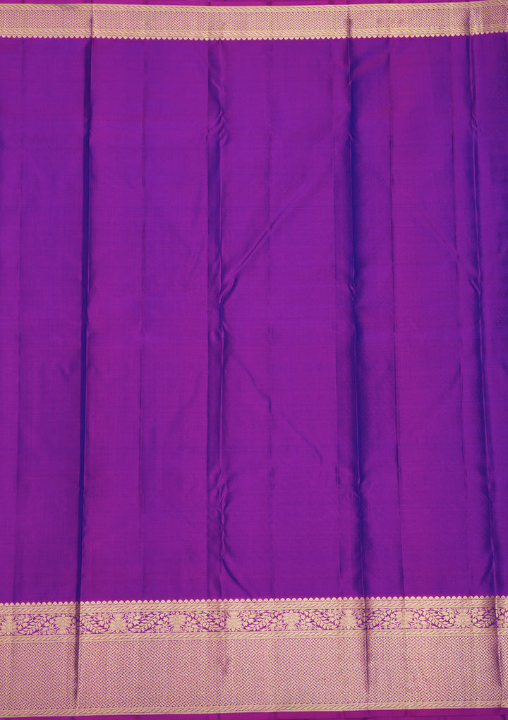 Royal Blue Zariwork Pure Silk Saree