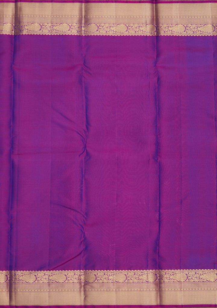 Royal Blue Zariwork Pure Silk Saree