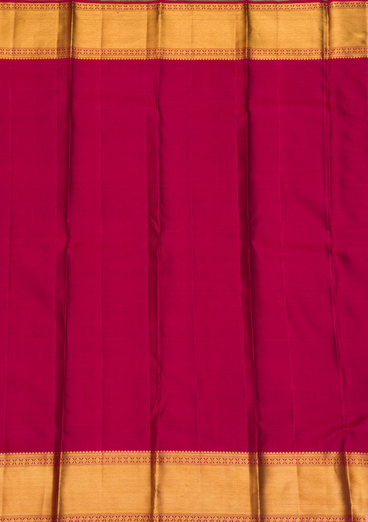 Maroon Zariwork Pure Silk Saree