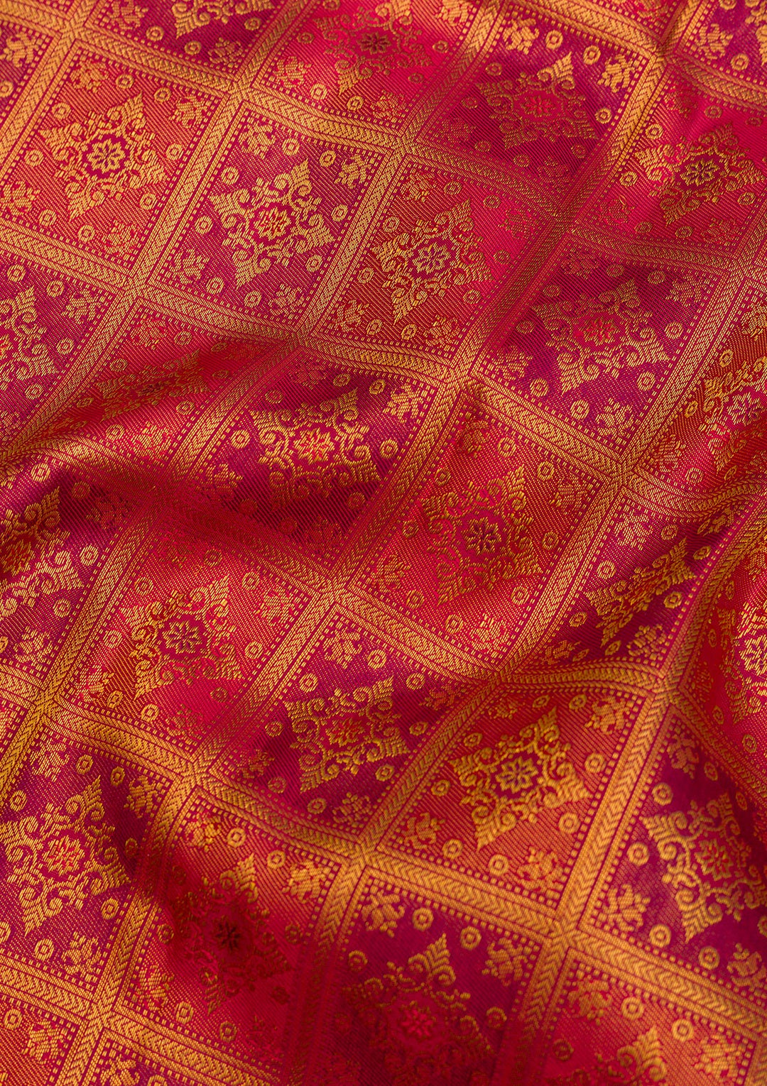 Maroon Zariwork Pure Silk Saree