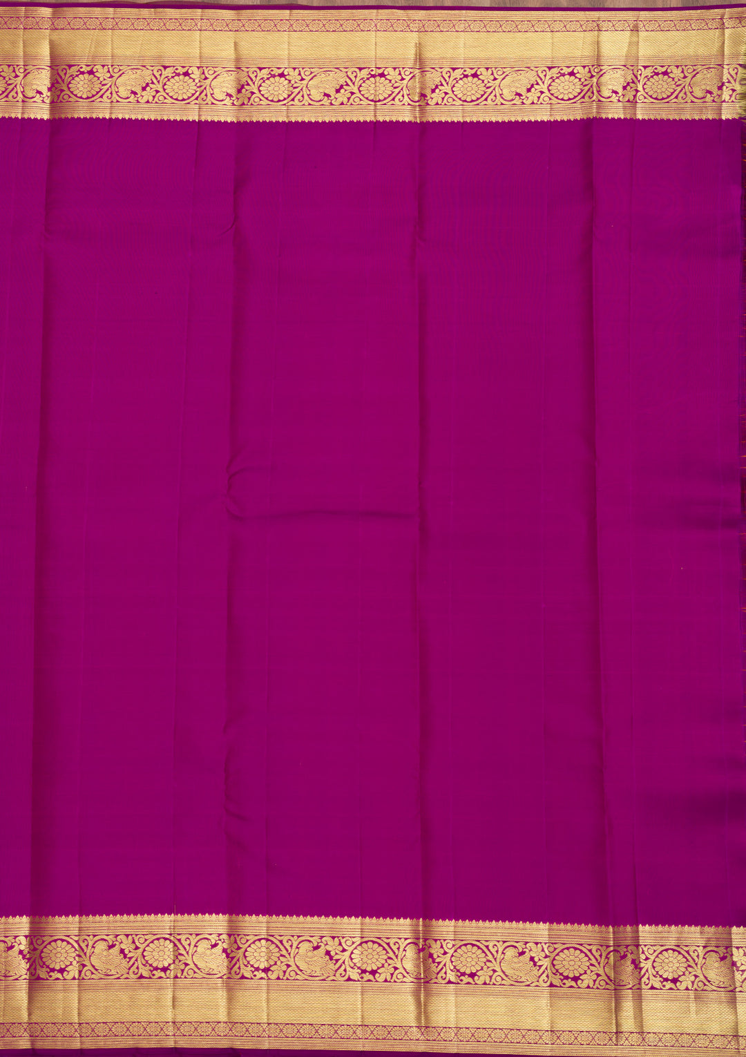 Rust Zariwork Banarasi Pure Silk Saree