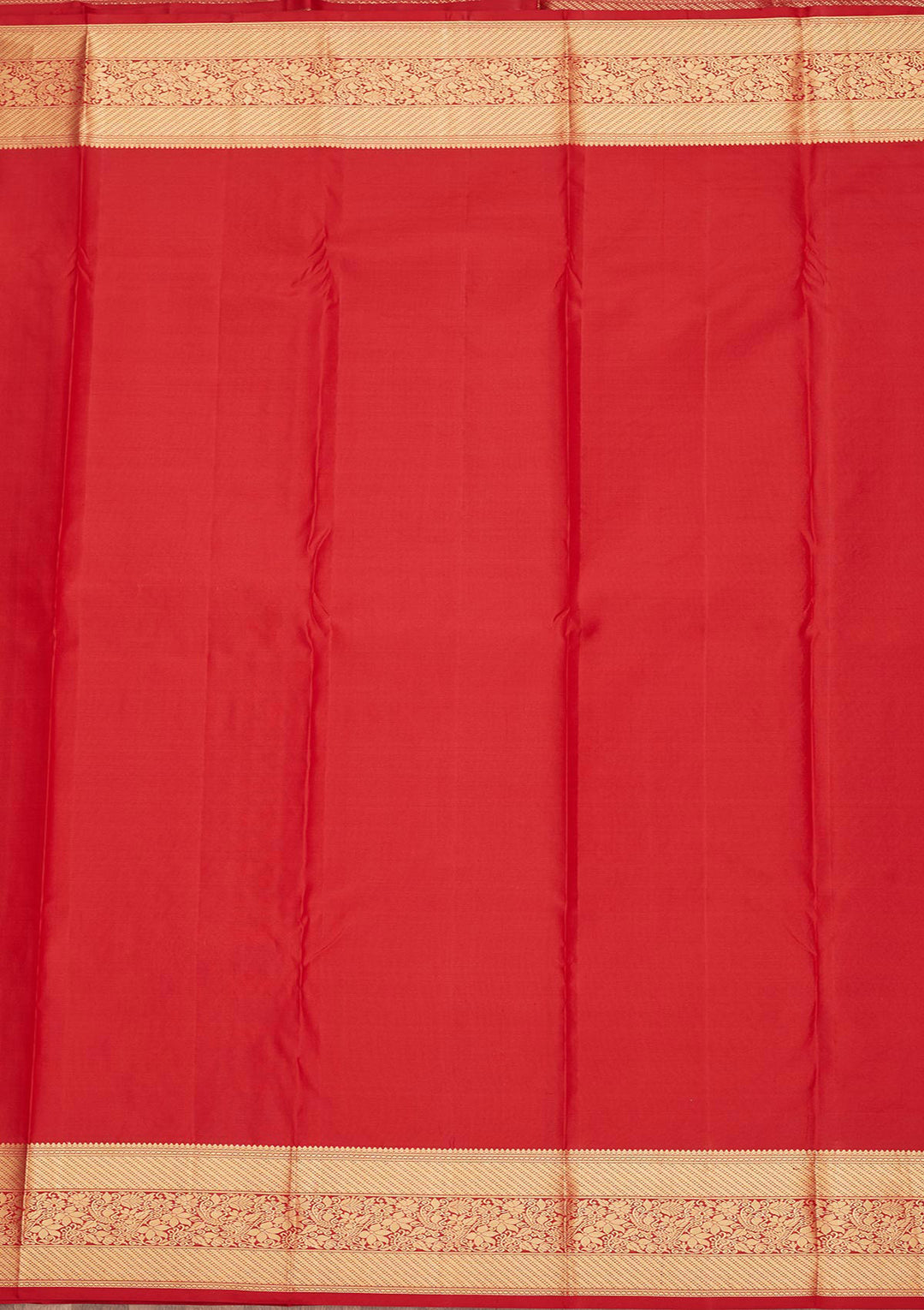 Rust Zariwork Pure Silk Saree