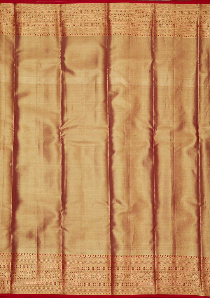 Sea Green Zariwork Pure Silk Saree