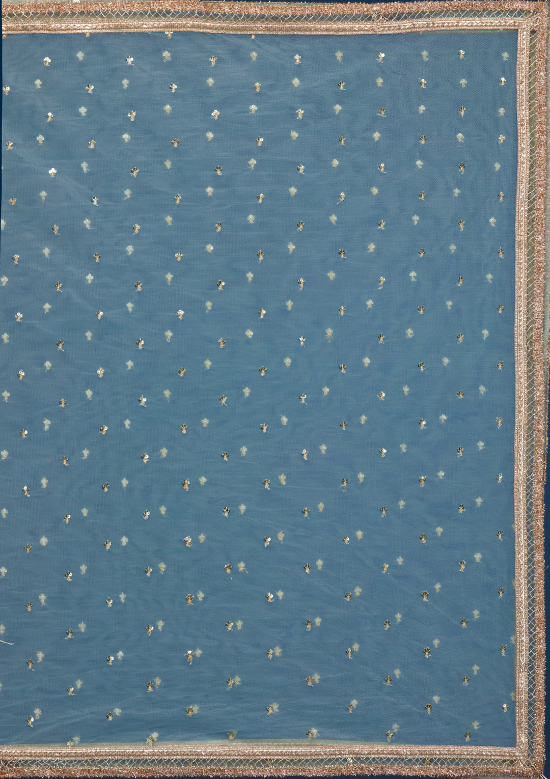 Sea Green Print Georgette Readymade Lehenga