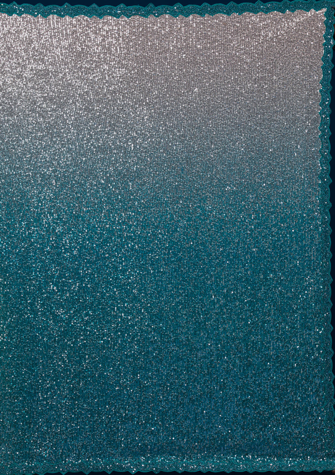 Sea Green Sequins Georgette Saree