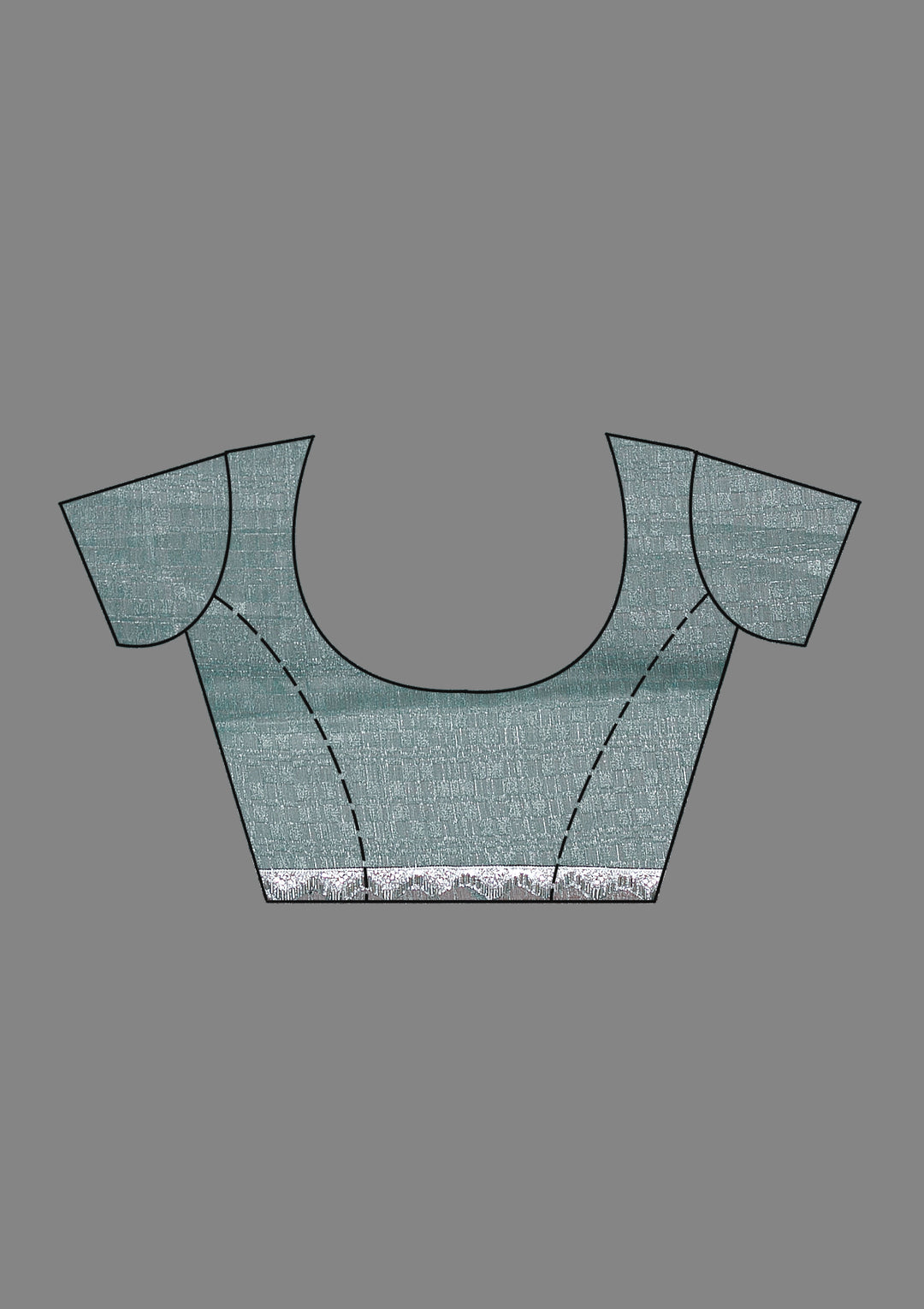 Sea Green Stonework Organza Saree