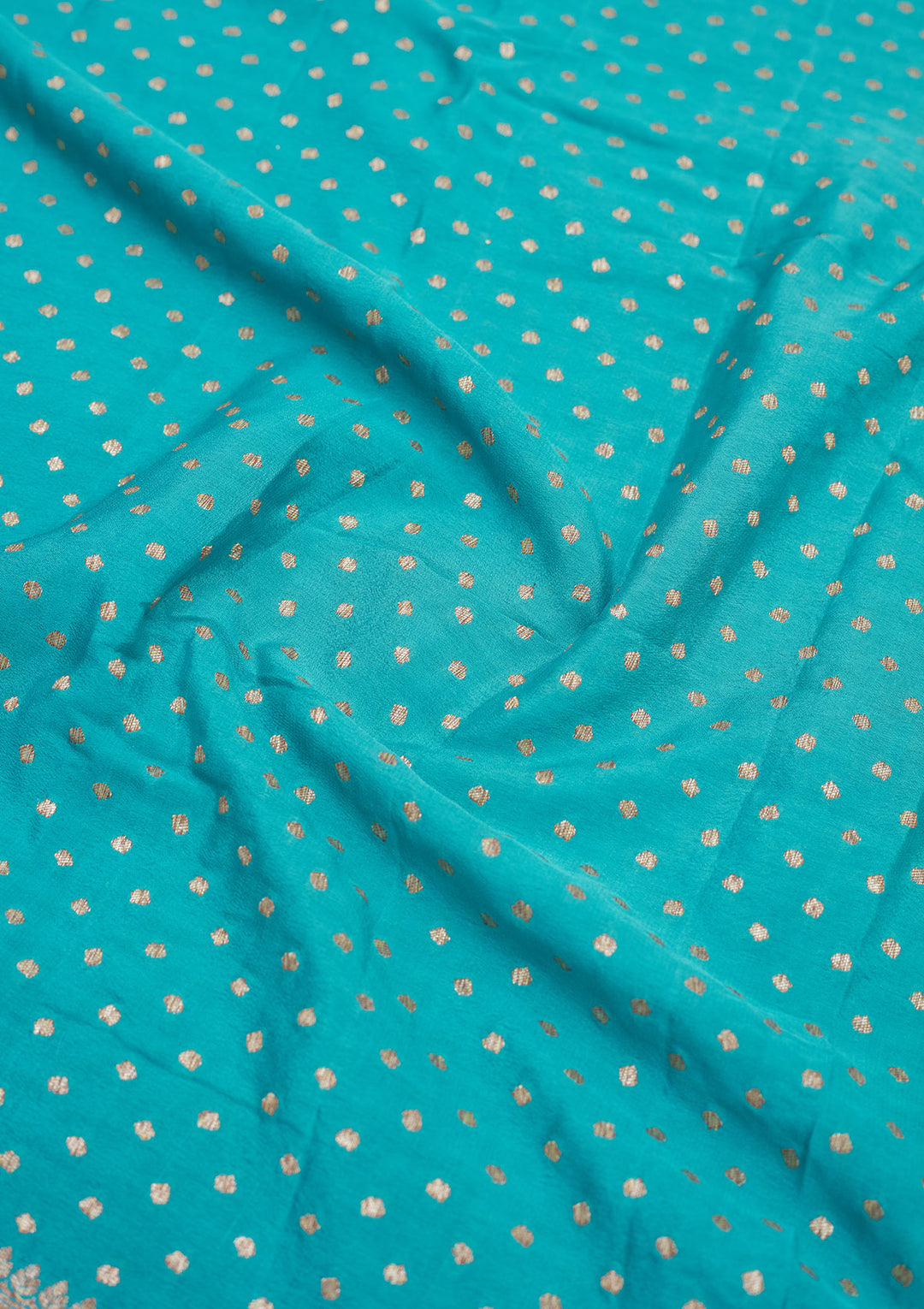 Sea Green Zariwork Art Silk Saree