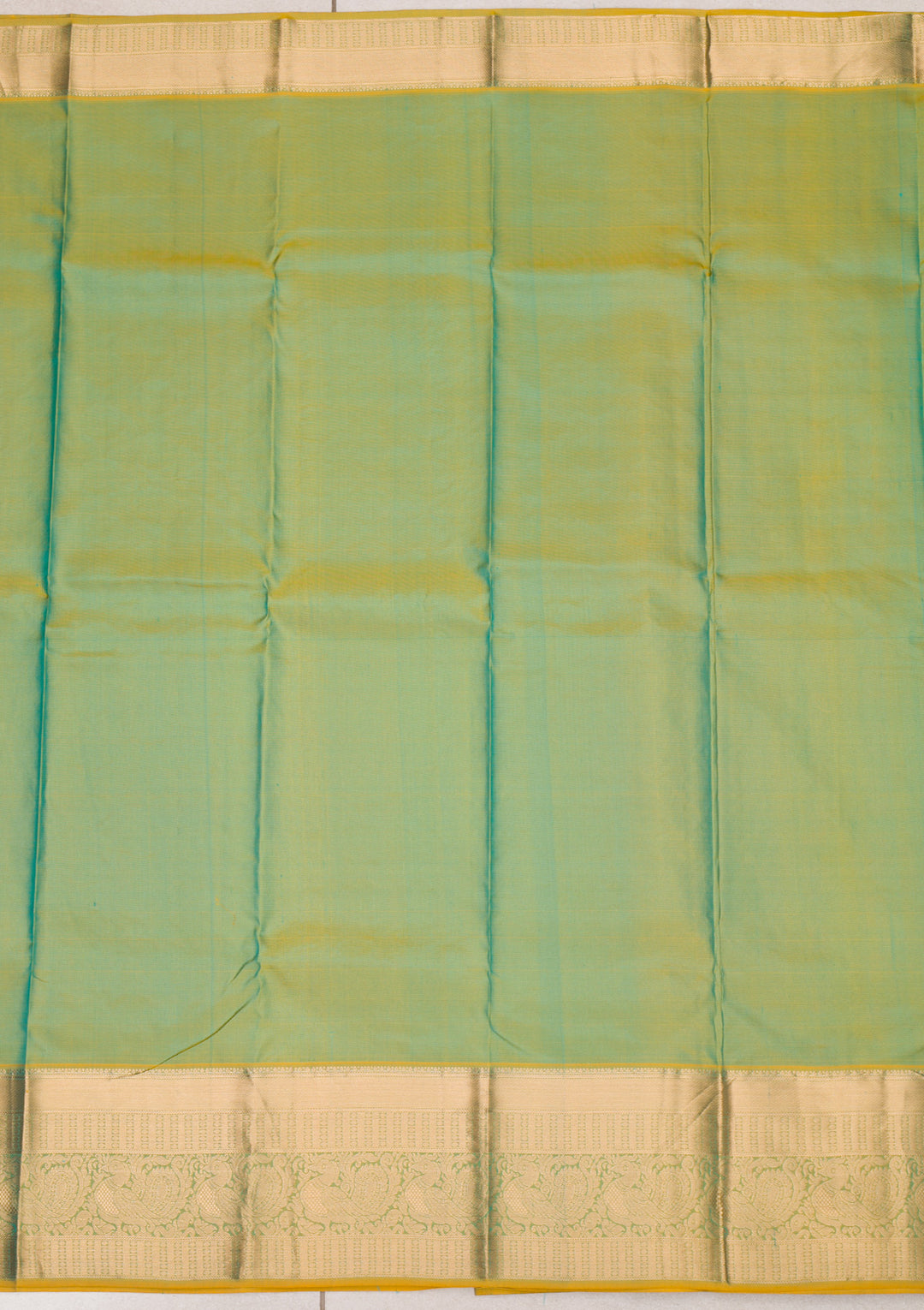 Sea Green Zariwork Banarasi Pure Silk Saree