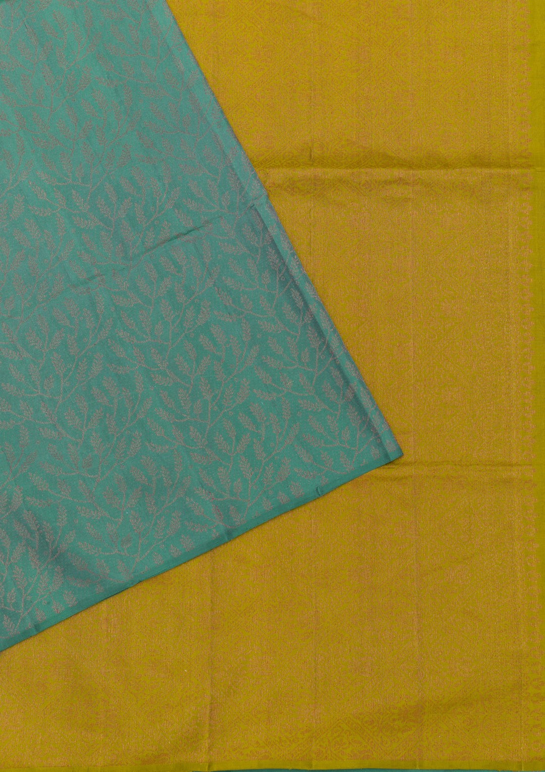 Sea Green Zariwork Pure Silk Saree